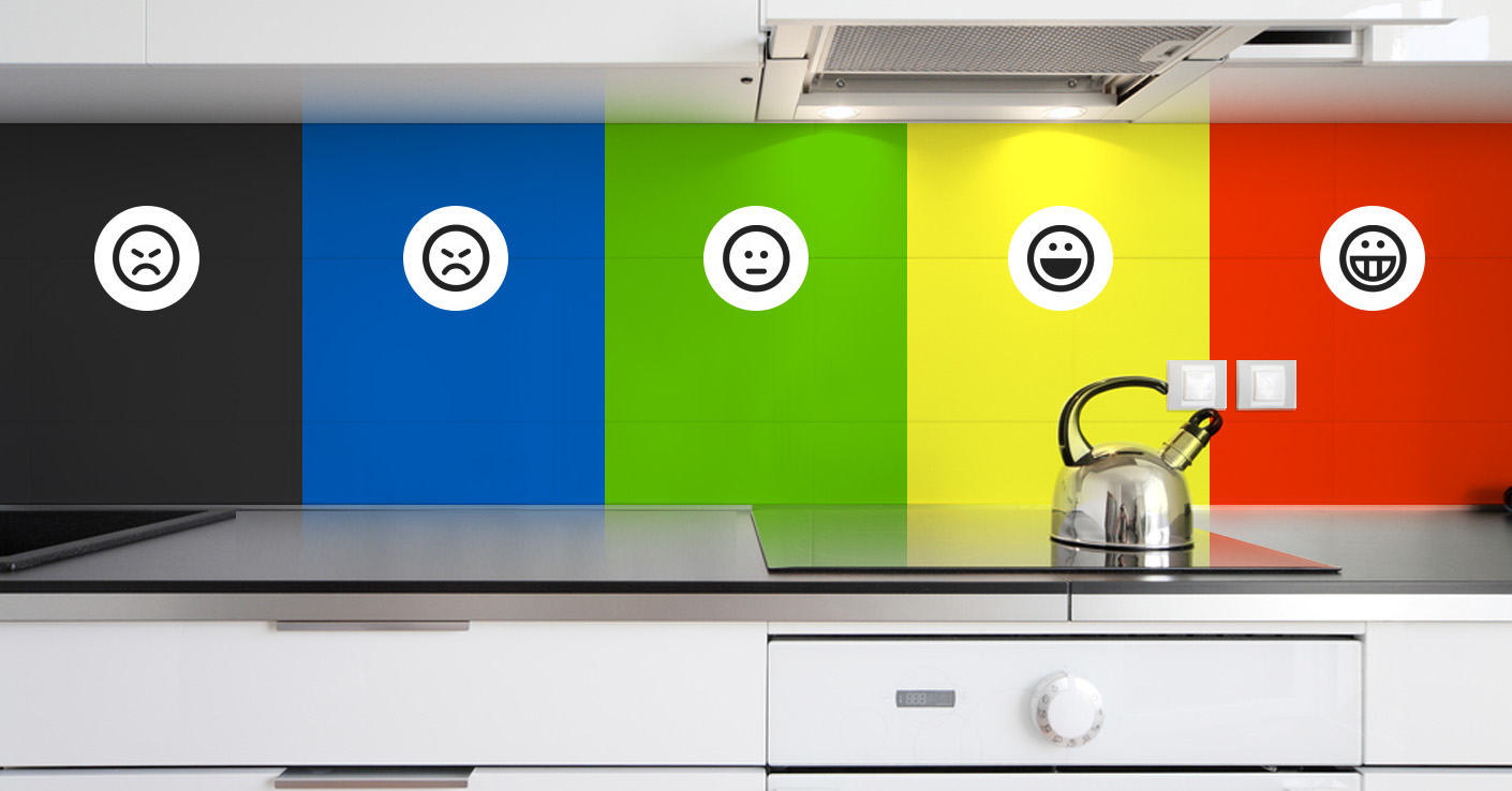 Цвет кухонь: нюансы, влияющие на настроение и гастрономические привычки