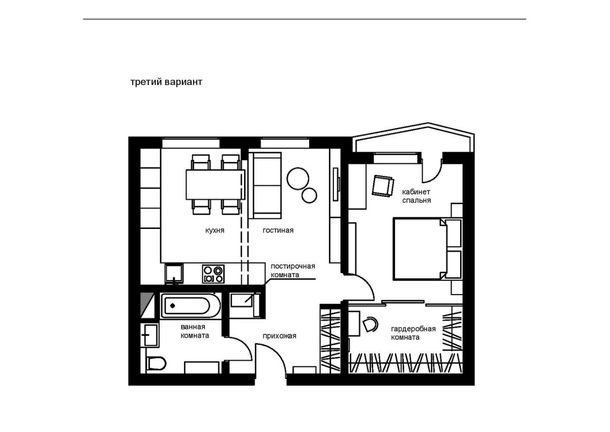 Перепланировка двушки: типовая квартира до и после — Roomble.com