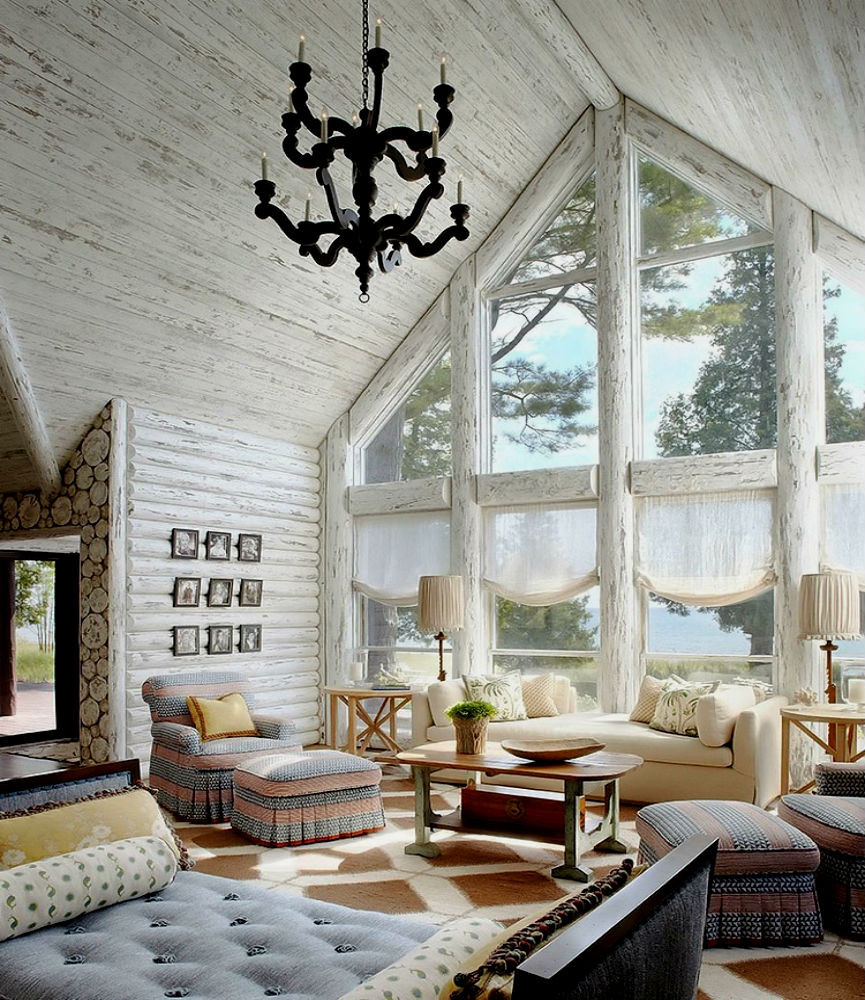 Дизайн интерьера дома из бруса — лучшие решения дизайна